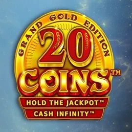 20 Coins Grand Gold Edition slot logo by Wazdan at Fugu Casino20 Coins Grand Gold Edition