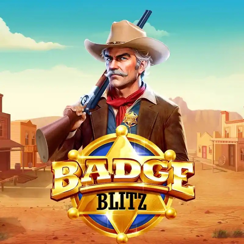 Badge Blitz online game logo by Pragmatic Play on ffugu.net