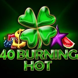 40 Burning Hot slot logo by Amusnet Interactive at Fugu Casino