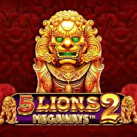 5 Lions Megaways 2 online game logo by Pragmatic Play on ffugu.net