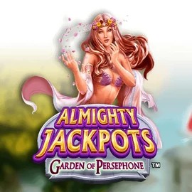 Almighty Jackpots: Garden of Persephone logo by Novomatic at Fugu Casino