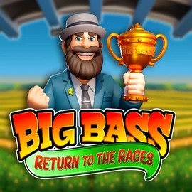 Big Bass Return to the Races online game logo by Pragmatic Play on ffugu.net