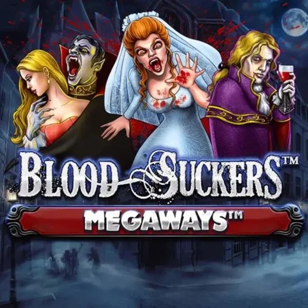 Blood Suckers Megaways logo – Slots by Red Tiger Gaming at Fugu Casino