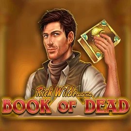 Book of Dead logo by Play'n GO Fugu Casino