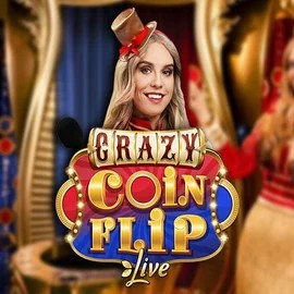 Try Crazy Coin Flip slot by Evolution on ffugu.net – logo image