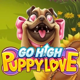 Go High Puppy Love casino game by RubyPlay – featured logo at Fugu Casino