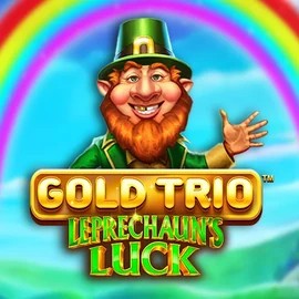 Gold Trio Leprechaun's Luck online game logo by Playtech on ffugu.net