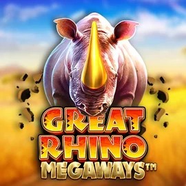 Great Rhino Megaways online game logo by Pragmatic Play on ffugu.net