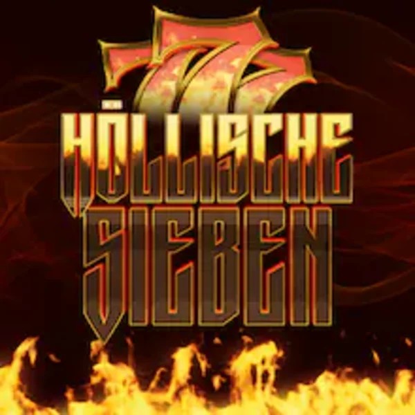 Hollische Sieben slot logo by Hölle Games at Fugu Casino