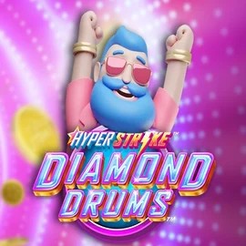 Hyper Strike Diamond Drums logo by Gameburger Studios at Fugu Casino