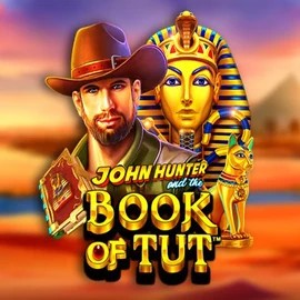 Official Slots logo: John Hunter and the Book of Tut by Pragmatic Play at Fugu Casino