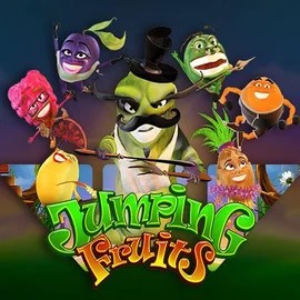 Jumping Fruits slot icon by Wazdan, available at Fugu Casino