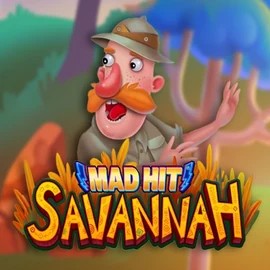 Mad Hit Savannah game by RubyPlay – logo hosted on Fugu Casino