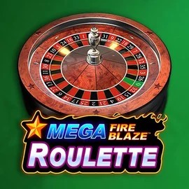 Mega Fire Blaze Roulette logo by Playtech Fugu Casino