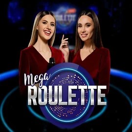 Official Live Casino logo: Mega Roulette by Pragmatic Play at Fugu Casino
