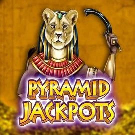 Pyramid Jackpots slot logo by King Show Games at Fugu Casino