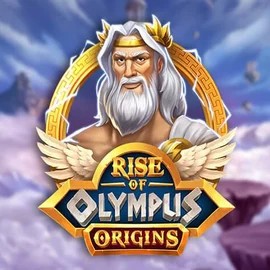 Slots logo of Rise of Olympus Origins from Play'n GO at Fugu Casino