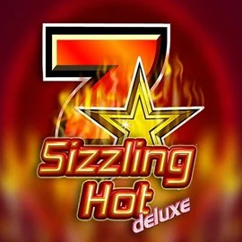 Sizzling Hot Deluxe logo by Novomatic at Fugu Casino
