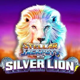 Stellar Jackpots with Silver Lion slot visual from Lightning Box Game available on ffugu.net