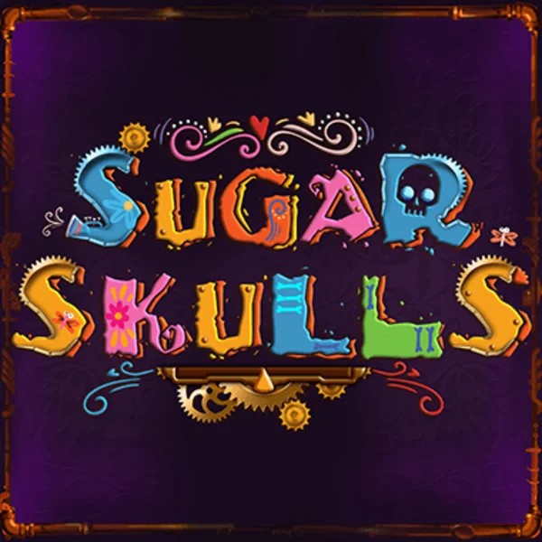 Sugar Skulls slot visual from Booming Games available on ffugu.net