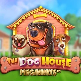 The Dog House Megaways logo by Pragmatic Play at Fugu Casino