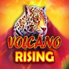 Volcano Rising logo by RubyPlay at Fugu Casino